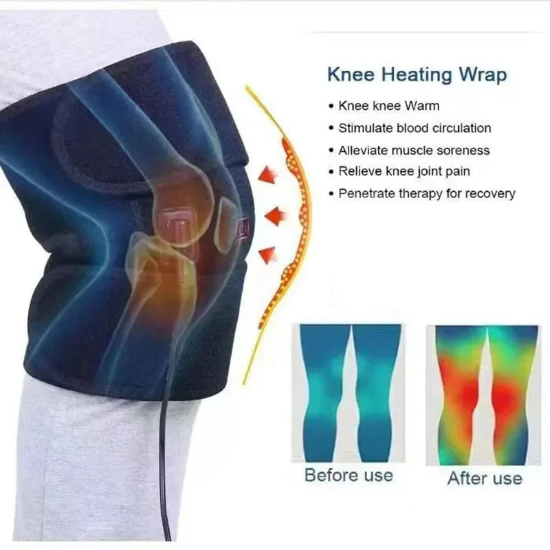 SmartGearPros Electric Heated Knee Pad – Pain Relief & Joint Support for Arthritis & Injury Recovery