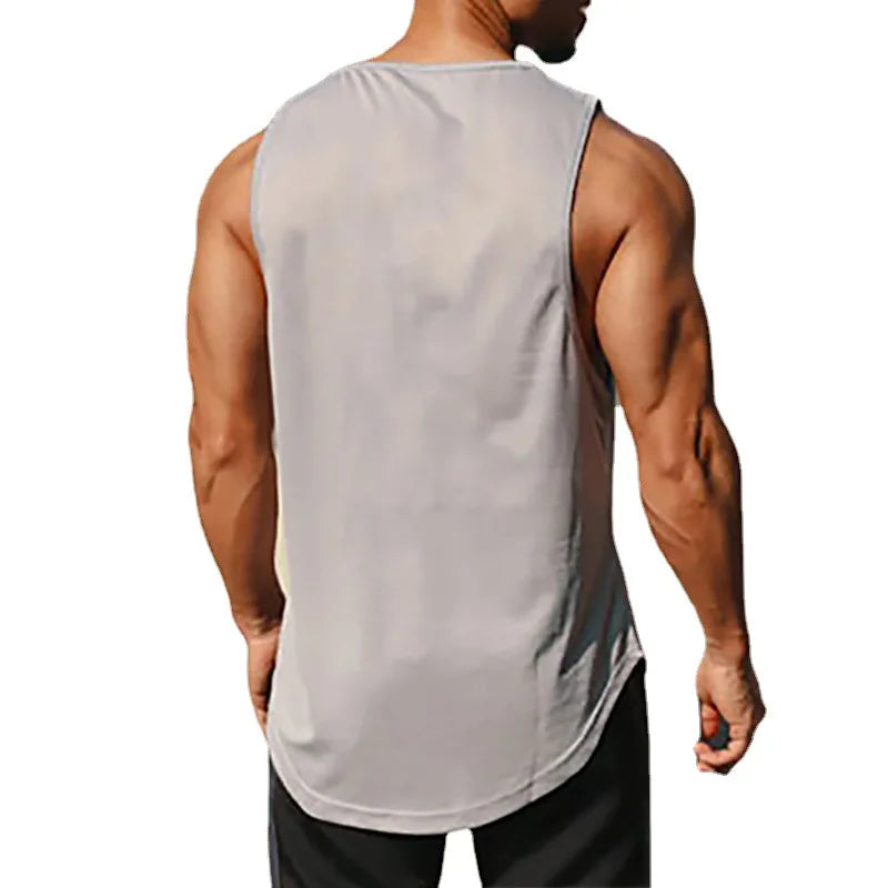 SmartGearPros Men's Gym Tank – Breathable, Sleeveless Muscle Tee for Summer Workouts