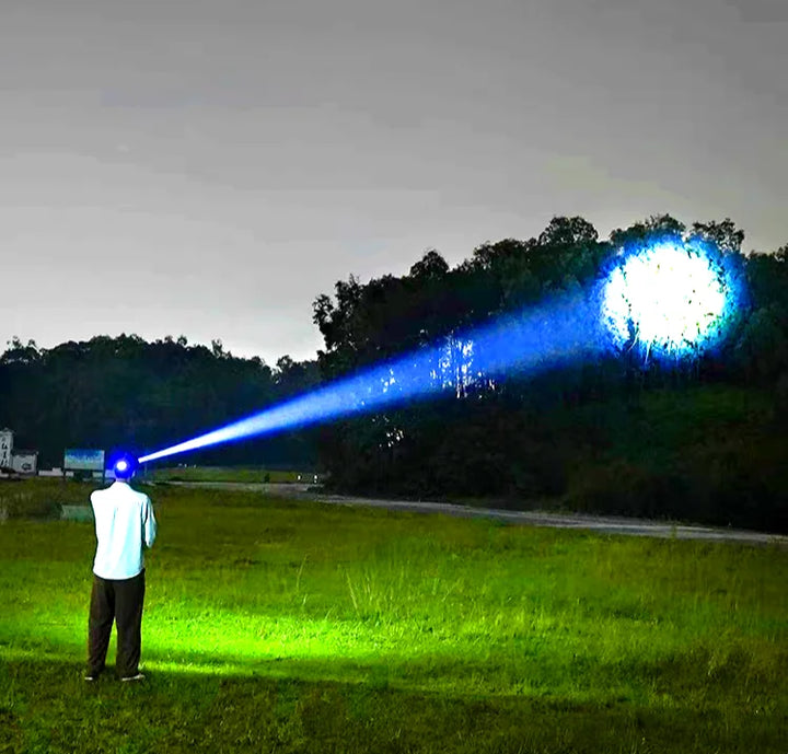1000000Lm Powerful Headlamp 800W Led Sensor Head Flashlight Long Range Headlight 18650 Rechargeable Head Lantern Fishing Camping product image showing features or usage