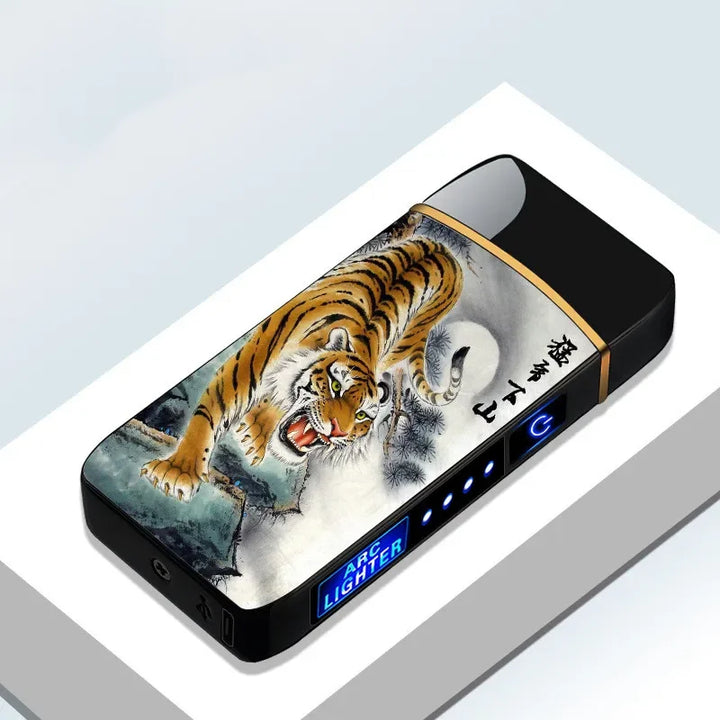 SmartGearPros Windproof Electric Plasma Lighter – Rechargeable, Flameless & USB Powered for Camping or Everyday Carry