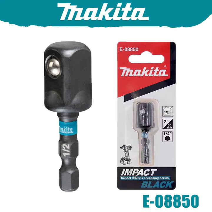 Makita E-08850 Impact Socket Adaptor – 1/2" Drive to 1/4" Hex Shank
