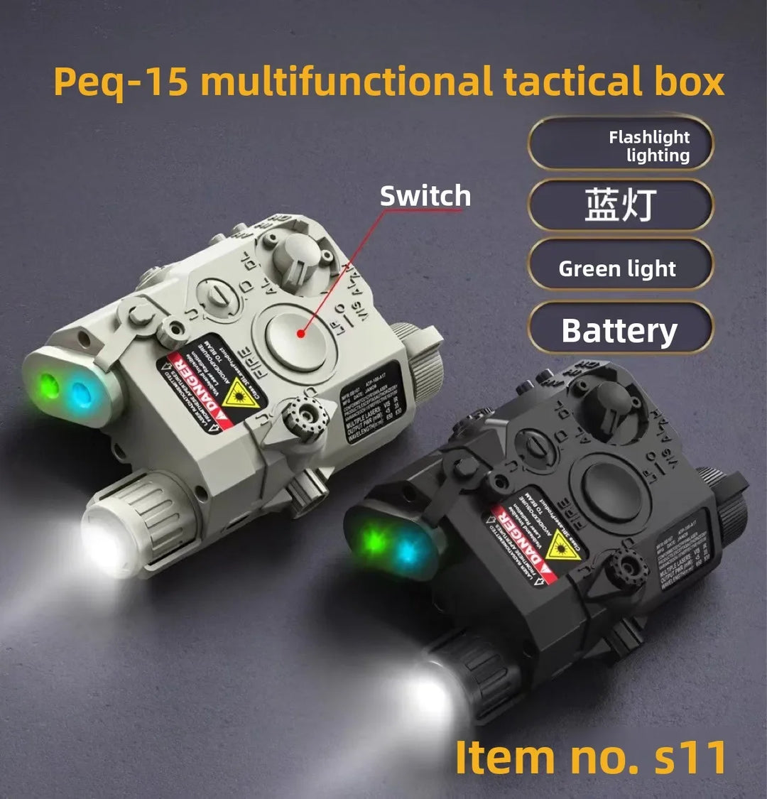 PEQ-15 Tactical Laser & Flashlight Combo – 20mm Rail Mount