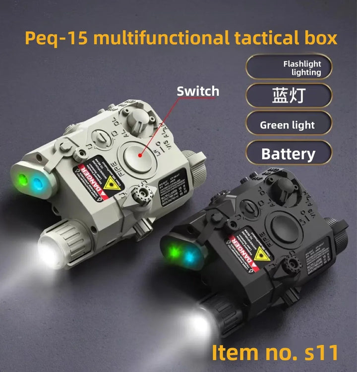 PEQ-15 Tactical Laser & Flashlight Combo – 20mm Rail Mount