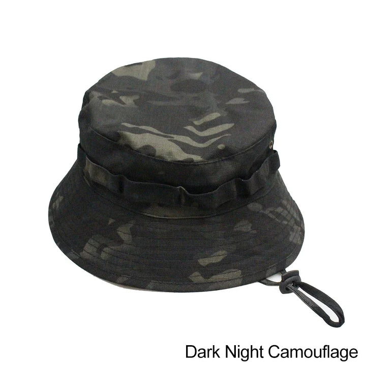 SmartGearPros Camouflage Boonie Hat - Bucket Hat Unisex Polyester for Outdoor Hunting Hiking Fishing Climbing Summer