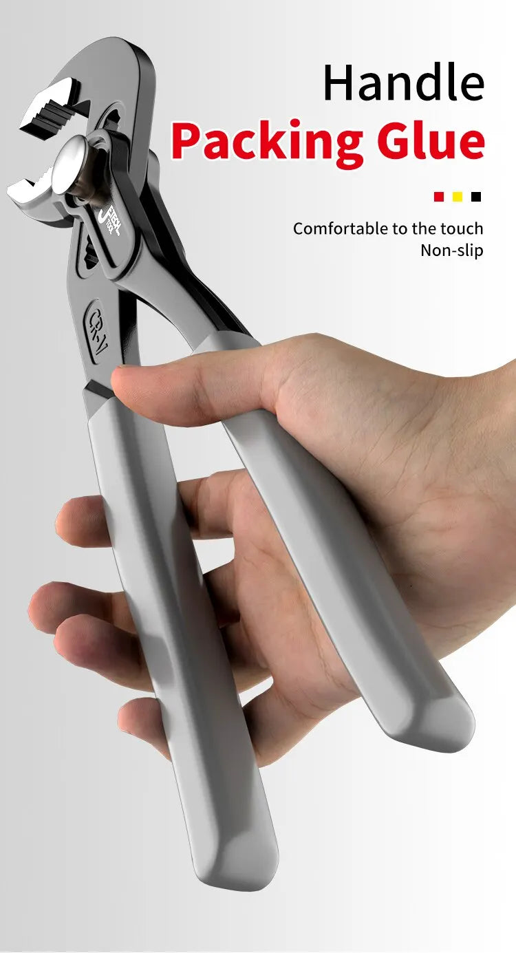 SmartGearPros Quick-Release Adjustable Pipe Wrench/Chanel Locks - Heavy-Duty Plumbing Tool