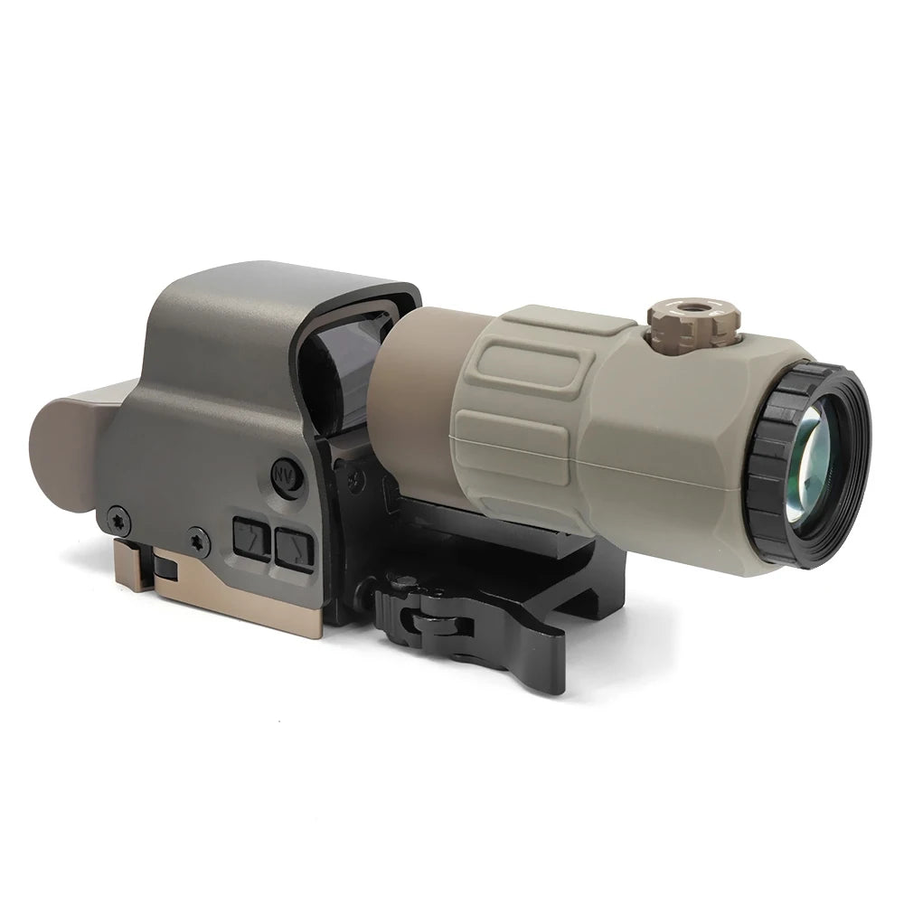 EVOLUTION GEAR G45 Tactical Magnifier – 5x Flip-to-Side Scope