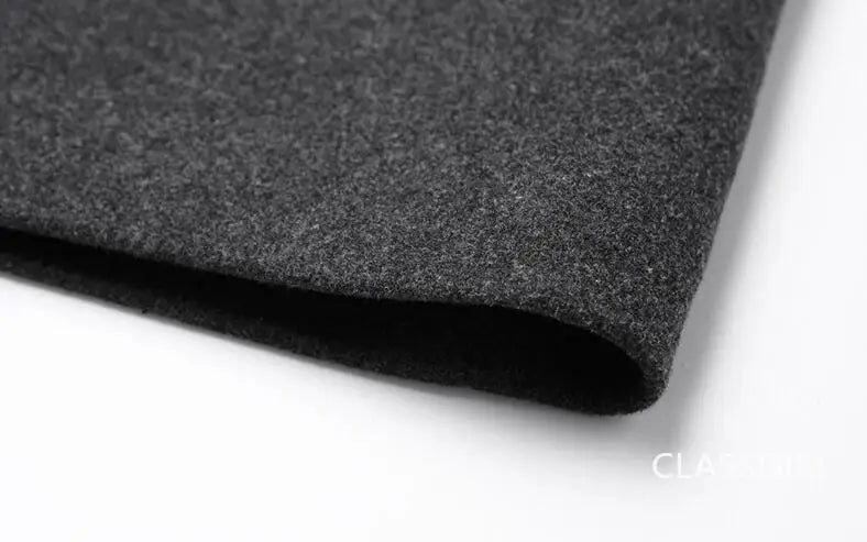 SmartGearPros Men's Winter Cashmere Wool Trench Coat – Slim Fit, Warm & Stylish Business Jacket (4X)