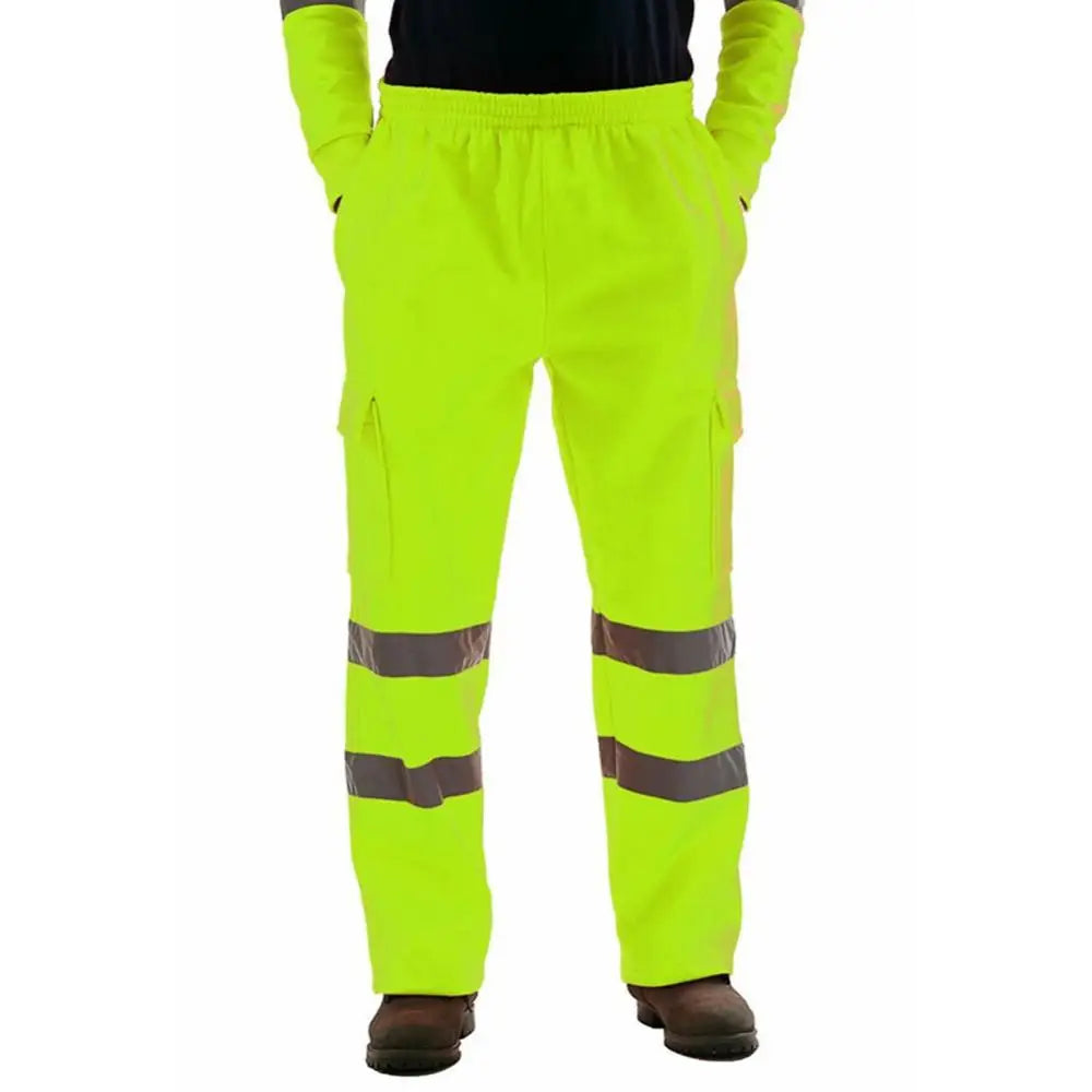 SmartGearPros Reflective Workwear Set – High-Vis Jacket + Pants for Sanitation, Construction & Road Crews