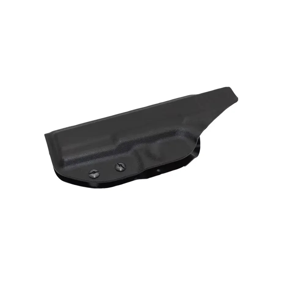 Black gun holster on a white background