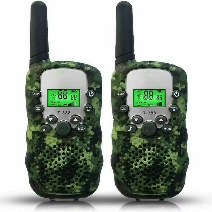SmartGearPros Kids Walkie Talkies T388 - Portable 2 Way Radios 3-5km Range for Children Outdoor Camping Safety Gift