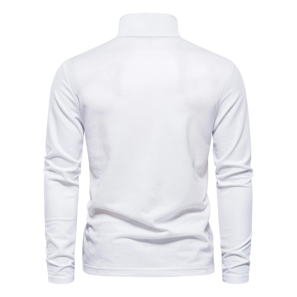 SmartGearPros SmartGearPros Men’s Embroidered Polo Shirt – Long Sleeve Business Casual Fashion