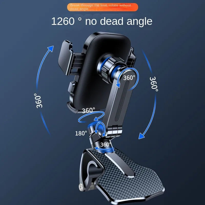Mobile Phone Car Holder New Style Central Control Instrument Panelmulti Functional Car Universal Navigation Special Fixed Anti S 1 product image showing features or usage