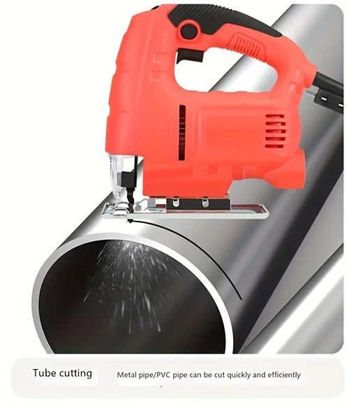 SmartGearPros 710W Electric Jig Saw – 6-Speed Adjustable Cutter for Wood, Metal & DIY Projects