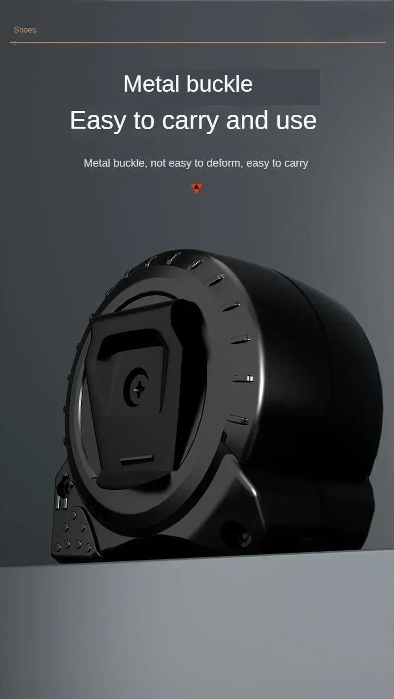 SmartGearPros Self-Locking Metric Measuring Tape – High Precision, Wear-Resistant, Fluorescent Steel Ruler (3M/5M/10M)