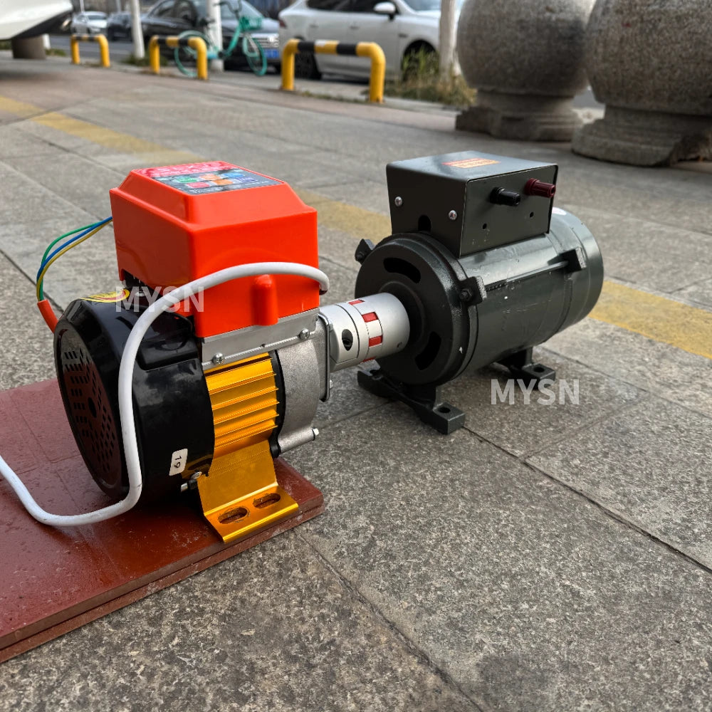 SmartGearPros Electric Generator 3KW-7KW - Magnetic Alternator Brushless Generator Set with Adjustable Speed Motor