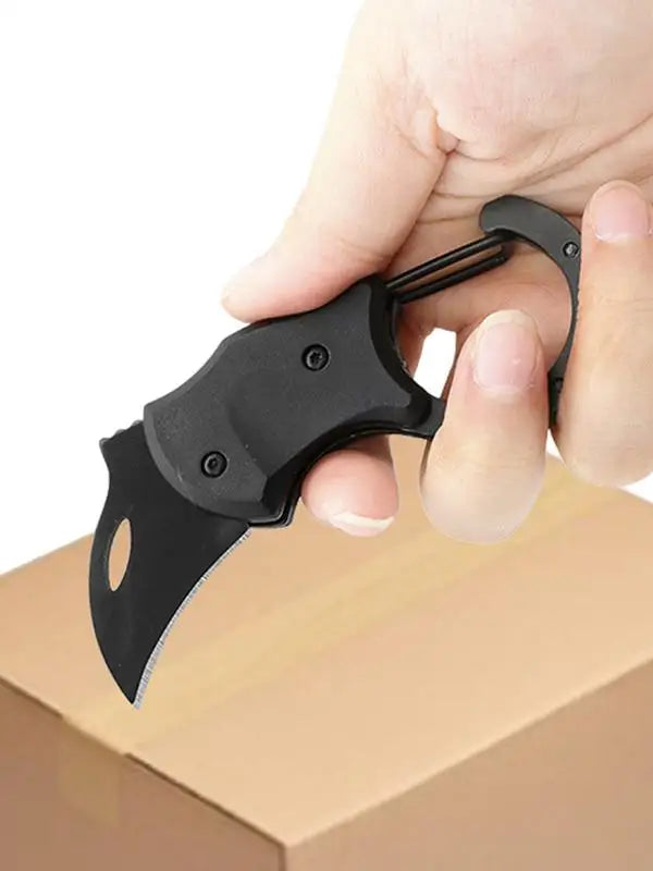SmartGearPros Small Carabiner Folding Knife – Multi-Function Pocket Knife for Camping & Everyday Carry