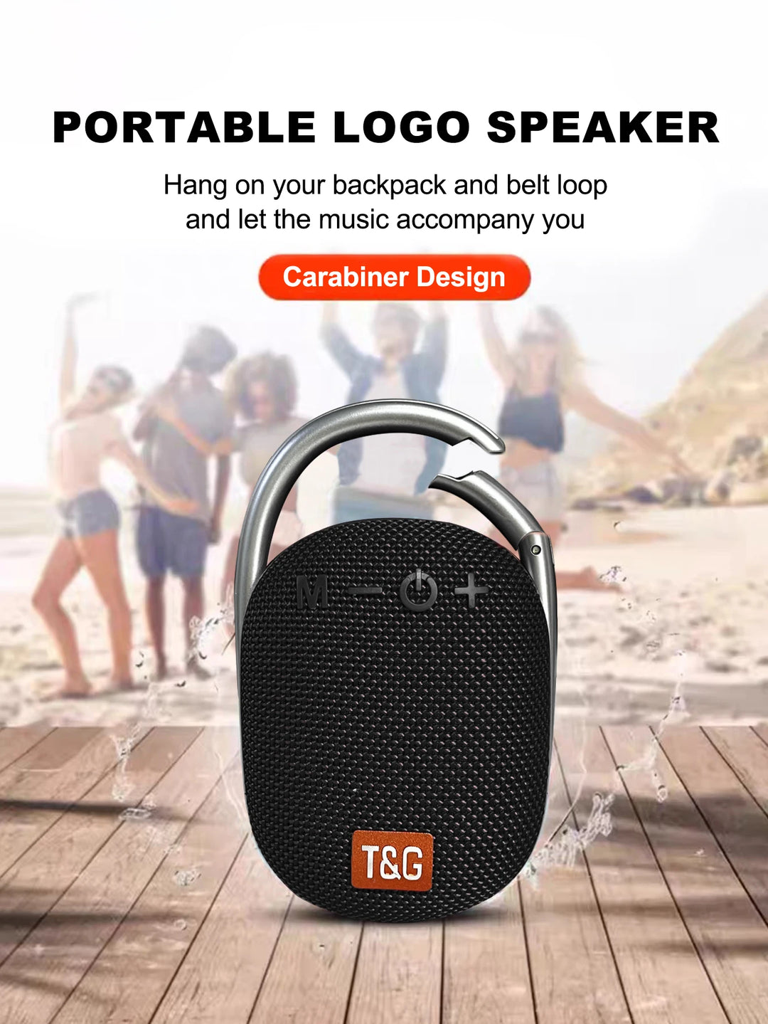 SmartGearPros TG321 Bluetooth Speaker – Portable Mini Wireless Speaker with Bold Sound & Modern Style