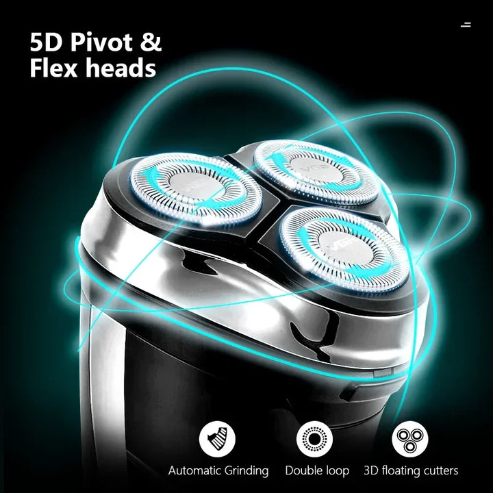 SmartGearPros Waterproof Electric Shaver – Fast Charging, Rechargeable Beard Trimmer & Shaving Machine