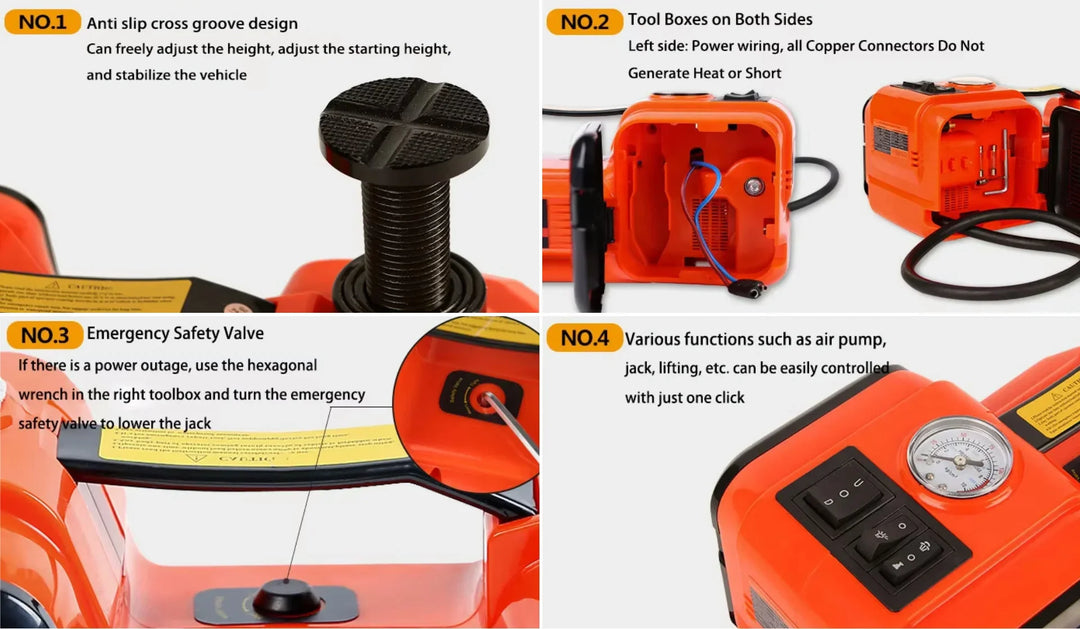 5-ton car jack repair tool set image angle 12