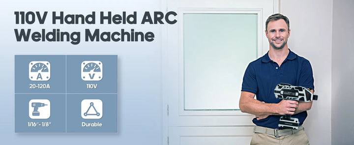 SmartGearPros Handheld Welder Machine – 110V Portable ARC Welding Machine for DIY & Professional Use