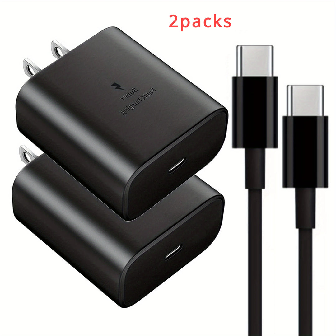 SmartGearPros 45W Ultra Fast USB-C Charger - Power Adapter for Samsung Galaxy & Android