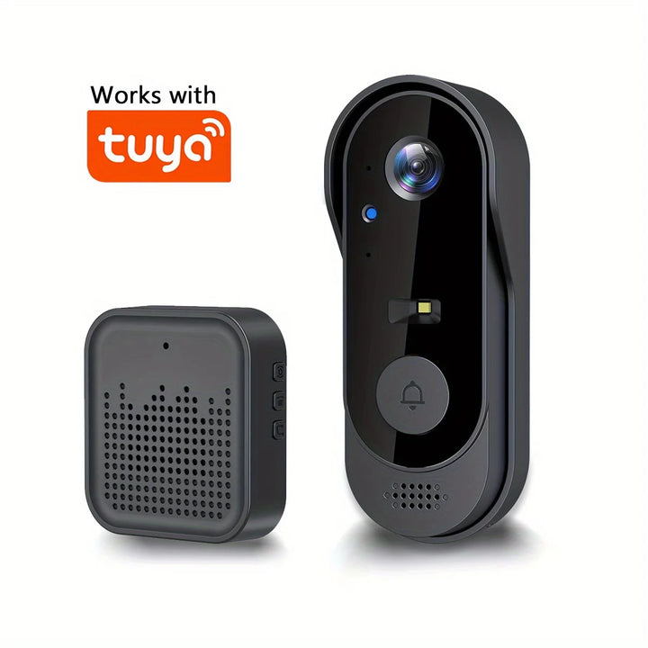 SmartGearPros Tuya WiFi Smart Video Doorbell – 2-Way Audio, Motion Detection, Night Vision & App Alerts