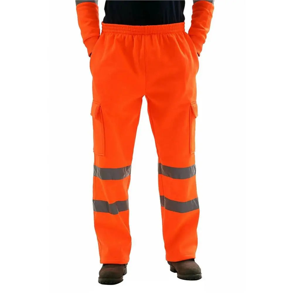 SmartGearPros Reflective Workwear Set – High-Vis Jacket + Pants for Sanitation, Construction & Road Crews