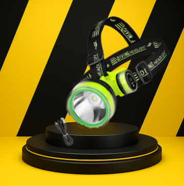 Headband Flashlight floating display