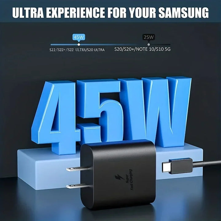 Powerful 45W USB Power Delivery Charger - Super Fast Charging
