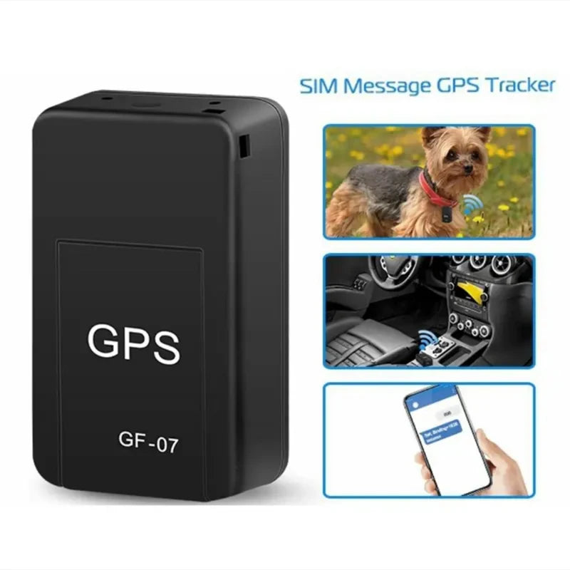 GPS tracking device being used for cars, pets, and personal items for security.