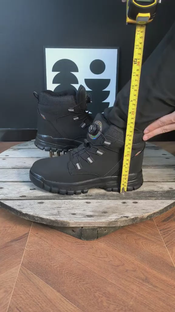 SmartGearPros Indestructible Steel-Toe Boots – Waterproof Safety Footwear for Rugged Work & Weather