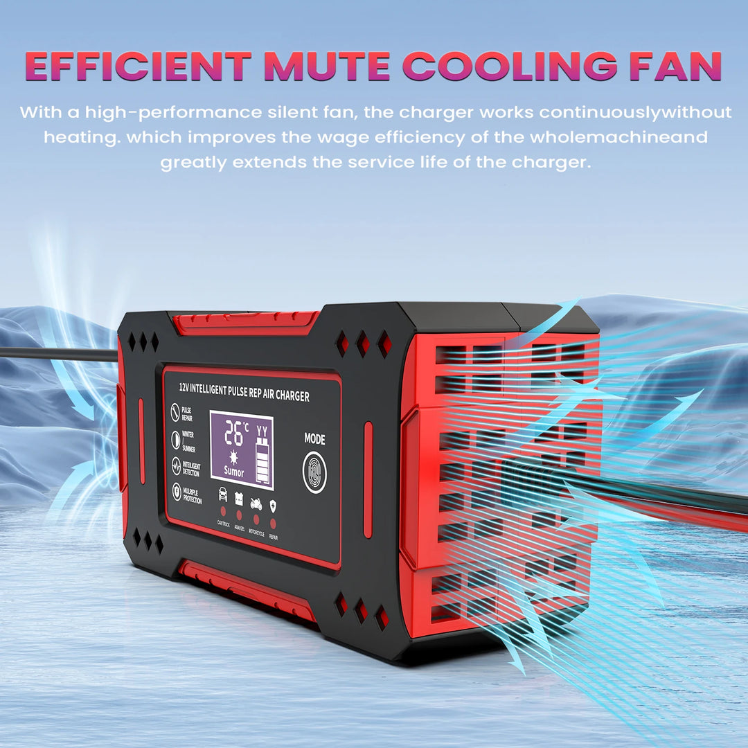 Intelligent mute cooling fan ensuring silent operation and long-lasting performance
