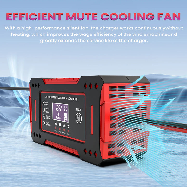 Intelligent mute cooling fan ensuring silent operation and long-lasting performance